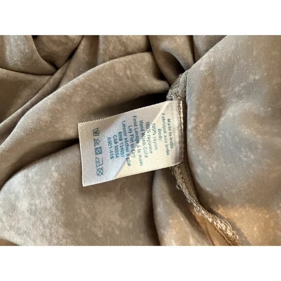 The Odells ANTHROPOLOGIE Maxi Slip Dress w Sash Size M Medium POCKETS MINIMALIST - Picture 4 of 8